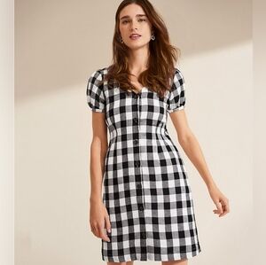 LOFT Pleated Dress XS